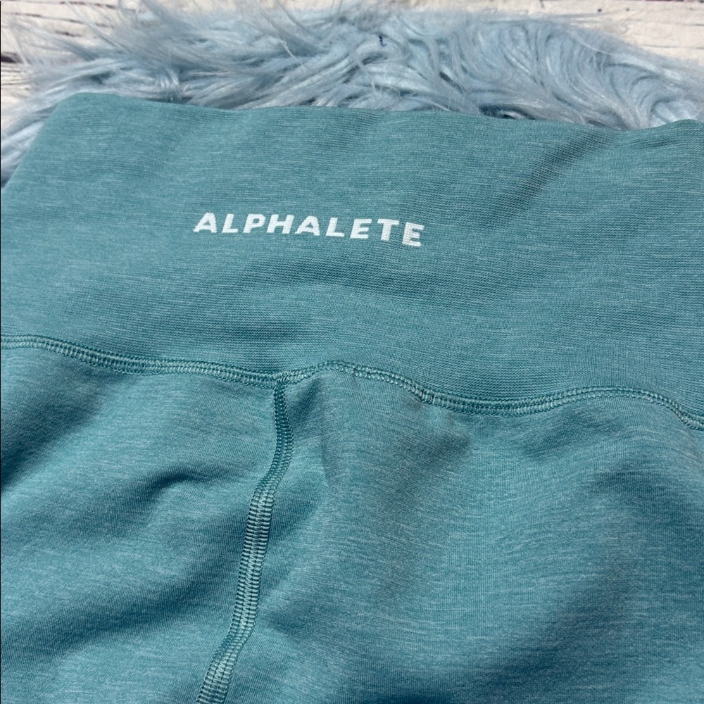 Alphalete Revival Leggings Jade Green Crossfit Active - Picture 3 of 9